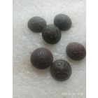 В Отличном состоянии пуговицы Орёл на Якорях и 3 Разных Варианта, Орёл на Пушках. 7 шт одним лотом.