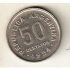 Аргентина 50 сентаво 1954