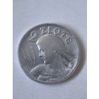 2 злотых 1925 год. Жница.