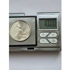 50 копеек 1924 года. ПЛ. Серебро 900. Монета не чищена. 45439