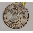 Нидерланды 5 центов, 1950