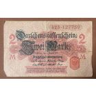 Банкнота 2 марки 1914 год. Германская империя