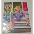 Посткроссинг. Открытка. 500 экз. Прошла почту. Штемпель.