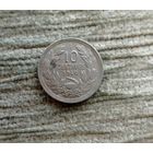 Werty71 Чили 10 сентаво 1940 Кондор Птица