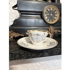 Чайная пара Рижский фарфоровый завод Оригинал СССР супер тонкий фарфор