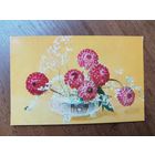 Фото В. Суханова. Цветы в хрустальной вазе. 1973 год. Подписана!