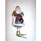 Елочная игрушка СССР . Прищепка . Дед Мороз