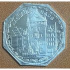 Германия Нюрнберг нотгельд 20 пфеннигов 1919 год Нассауэр Хаус. трамвайный жетон