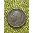 Великобритания 1 фартинг 1928 Георг V