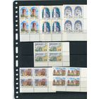 Беларусь 1992. Архитектурные памятники. Разновидность. Красная точка на верхнем правом обрамлении рисунка. Верхний левый квартблок. Каменецкая башня