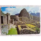 Перу, панорамный вид на руины Мачупикчу. Гранитный город обнаружен в 1911 г.