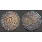 Нидерланды Испанские, 1/4 патагона/ 1/4 Patagon без указания года (1612-1620 гг.), провинция FLANDERS, Ag 875/ 7,03 г, сост. VF, Альберт и Елизавета