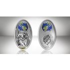 Фиджи 10 долларов 2012г. "Атлас". Монета в капсуле; сертификат. СЕРЕБРО 20гр.