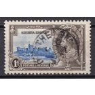 41.BrKS. Великобритания. Колонии. Сьерра Леоне. Серебряный юбилей. Георг V. 1935 г. 1d. Mi.#48.