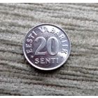 Werty71 Эстония 20 сентов сенти 2003 центов