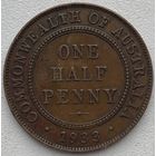 Австралия 1/2 пенни 1933 г.