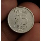 25 эре 1953, серебро, Швеция