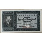Германия 100000 марок 1923 г Кассель (Kassel) 718b, UNC