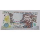 Колумбия 5000 песо 2006 года UNC