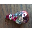 Игрушка елочная СССР, стекло.