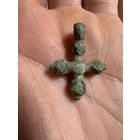 Крестик нательный старинный "Шароконечный"