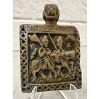 Икона Благоверные князья Борис и Глеб. БРОНЗА. Распродажа коллекции!!!