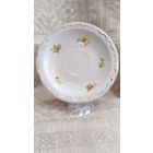 Старинное большое чайное блюдце Дулево 1954 год