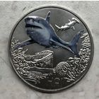 3 евро Австрия 2018 г., Акула, из серии "Животные со всего мира"