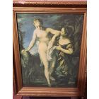 Картина "Купальщица" Ф. Лемуан 1688-1737