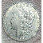 Монета 1 доллар 1921 год. США. Доллар Моргана. Монетный двор Филадельфия