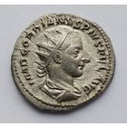 Гордиан III 238-244 гг. н. э. Геркулес. Антониниан, двойной денарий. Серебро. /3