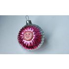 Ёлочная игрушка солнце с человеческим лицом