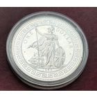 Великобритания 1999 год, 1 доллар. Воссоединение Макао с Китаем. Год кролика.