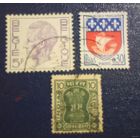 Марки Бельгия, ФРГ, Бельгия -3 шт (цена за все) лот 13.