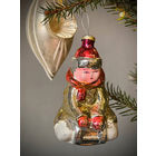 Ёлочная игрушка, СССР, мальчик на санках