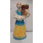 Все лоты с 1р.Девушка в народном костюме Штоф