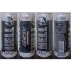 Банка от энергетика HELL 250мл ZERO Sugarfree preservative aspartame 2024.10.27 Венгрия имп.РБ (язычок сорван (moz76