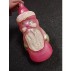 Игрушка ёлочная Дед Мороз, стекло. СССР