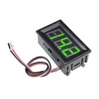 Светодиодный вольтметр 0-100 В. Красный, синий, зелёный.