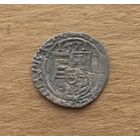 Венгрия (Габсбурги), денарий 1571 г., Максимилиан II (1564-1576)