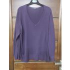 Фиолетовый джемпер  Mark&Spenser на 56-58 размер (размер 20). Красивый цвет, б/у, состояние б/у вещи, естественно рукава не такие плотные как раньше, при носке резинка ослабевает, но в общем нормальны