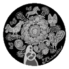 Колыбельная (Калыханка) .20 рублей. Серебро. Тираж 900 шт. 2023 год.