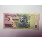 Зимбабве 5 долларов 2019-02