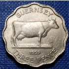 Гернси 3 пенса 1959 г.