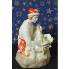 Фарфоровая статуэтка "Иван царевич с лягушкой" МФЗ  начало 60-х годов.