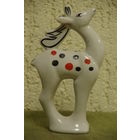 Статуэтка фарфоровая  " Олень "   ( Гжель 50- е )   17,5 см