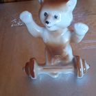 Статуэтка мишка олимпийский штангист