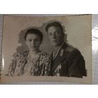 1945  ВОВ Красавец Портретное фото орден Славы и.награды подписано (Алб)