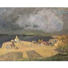 Козловский А.С "Мая Радзіма", 1970-1980 г.г Холст, масло. Размер 92х118 см.