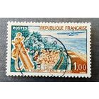 Марка Франция 1962 год